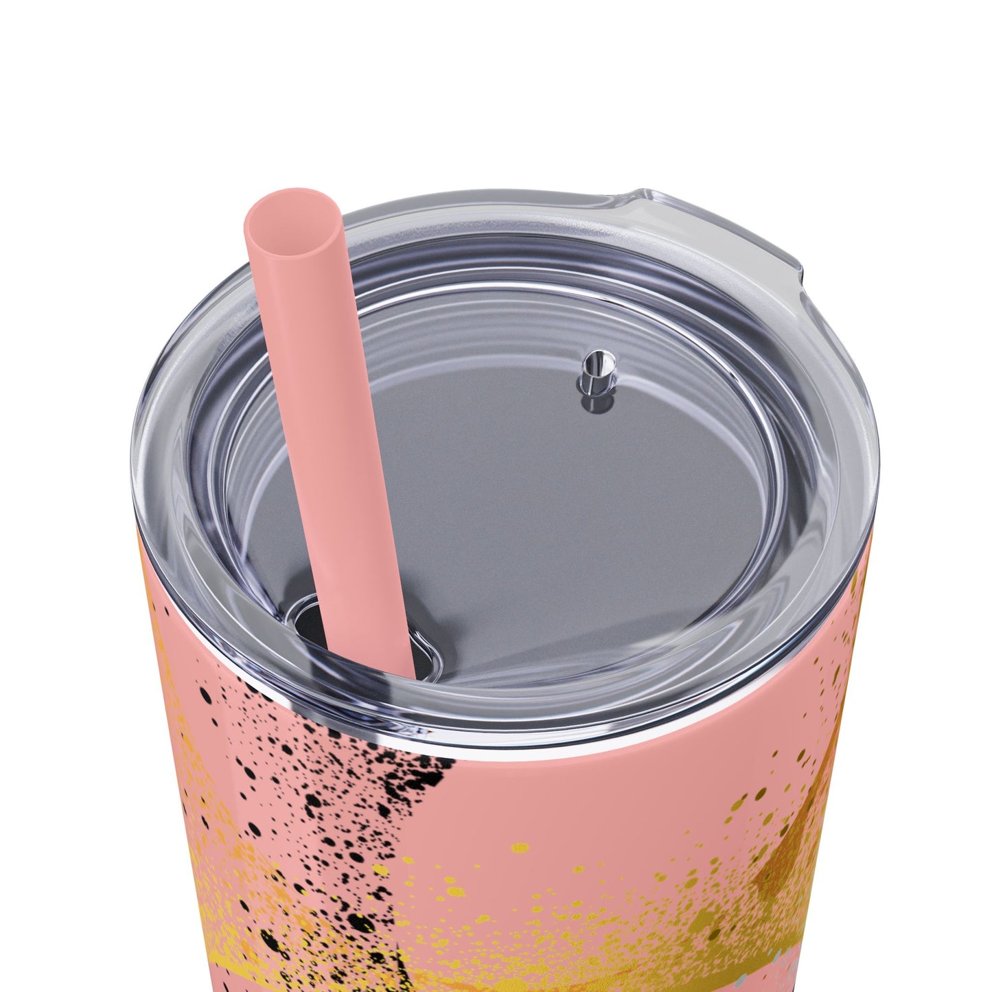 Let's Fuck Skinny Tumbler with Straw, 20oz