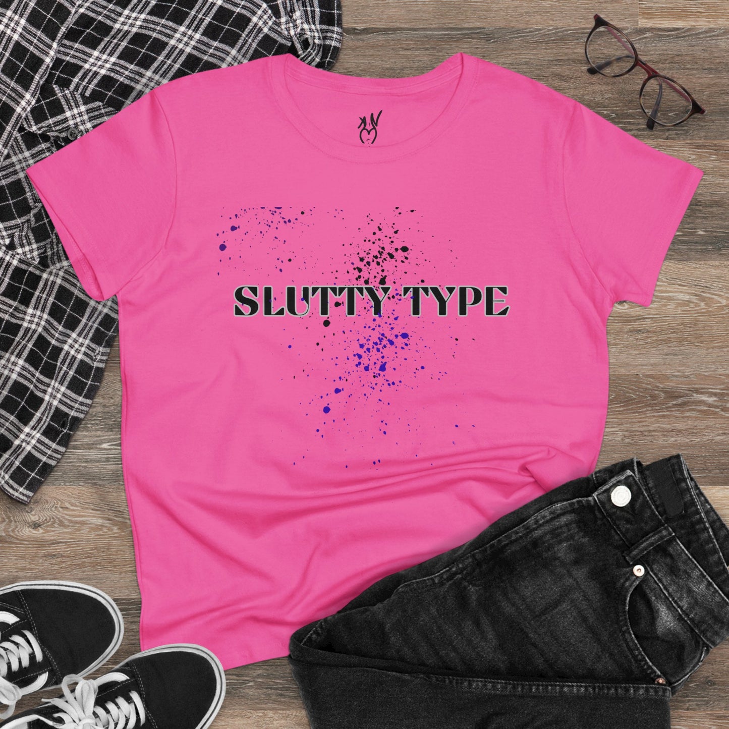 Slutty Type Women's Midweight Cotton Tee