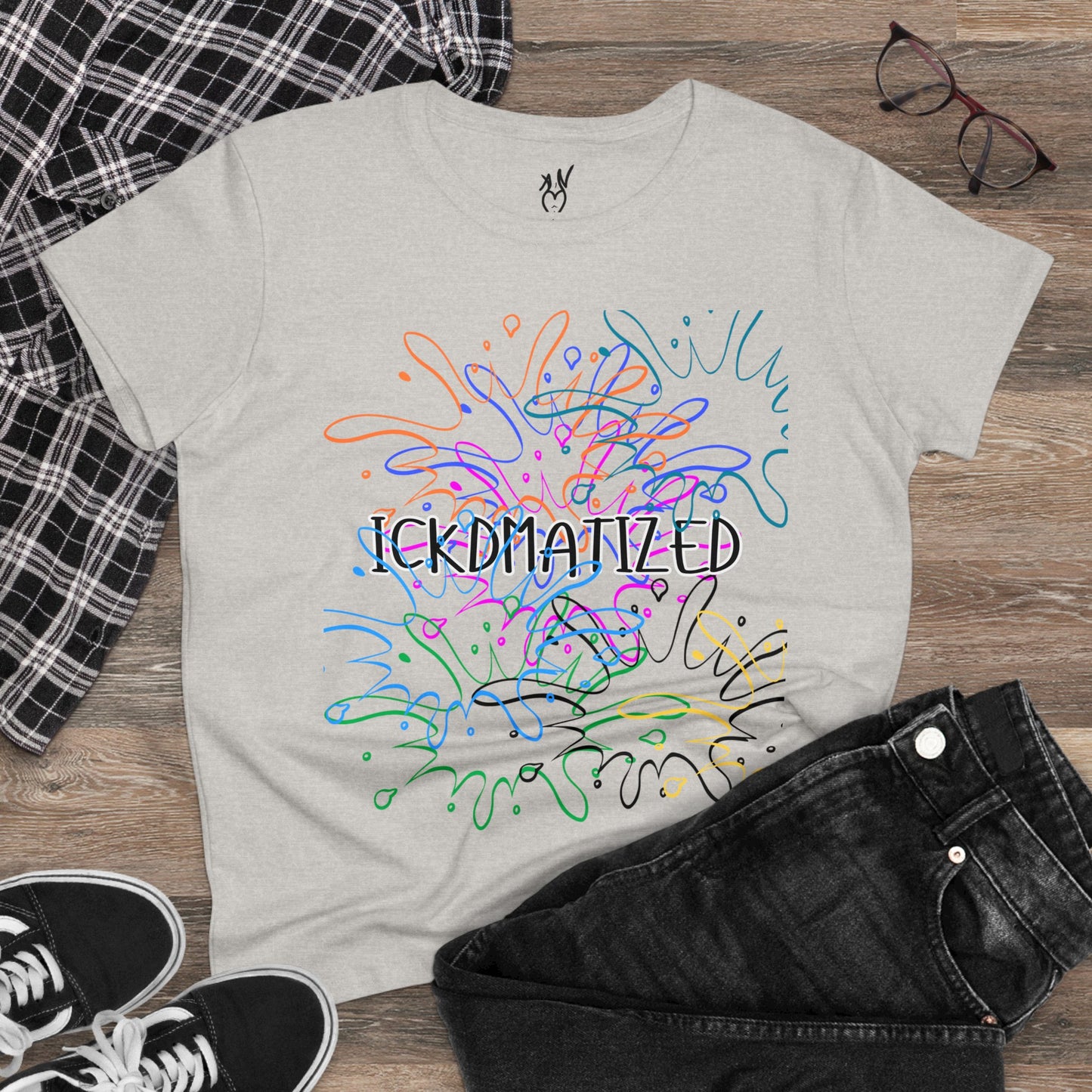 Ickdmatized Women's Midweight Cotton Tee