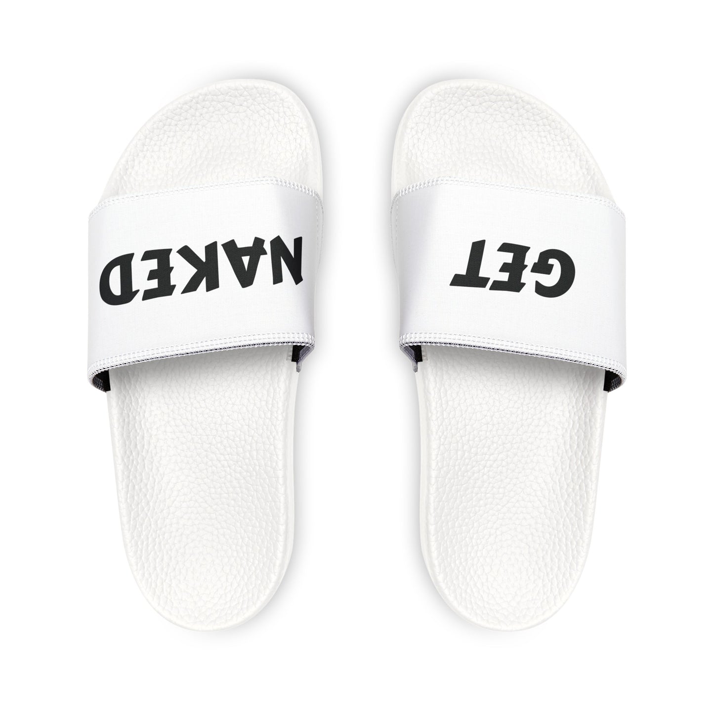 Get Naked Men's PU Slides