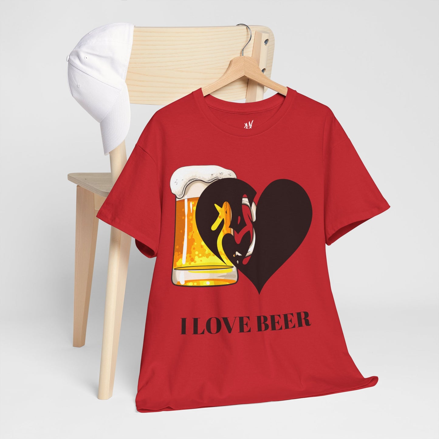 I Love Beer Unisex Heavy Cotton Tee