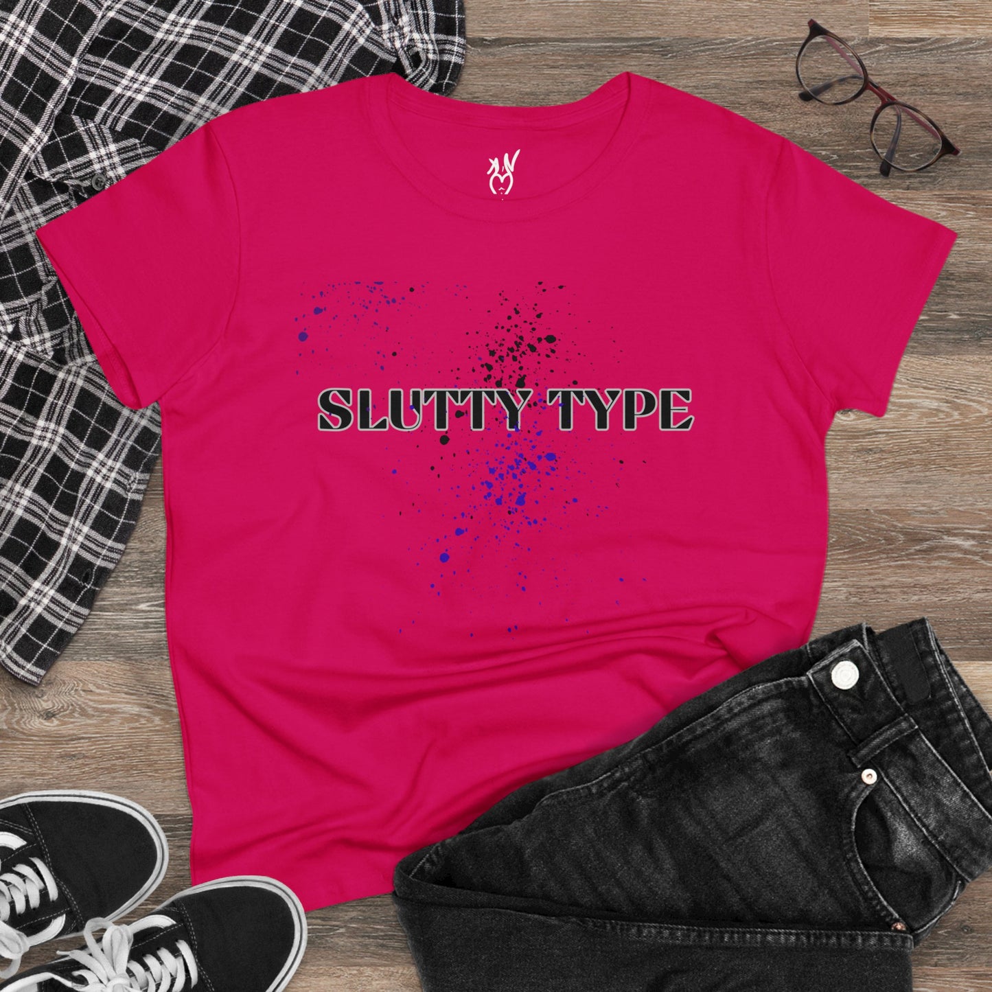 Slutty Type Women's Midweight Cotton Tee