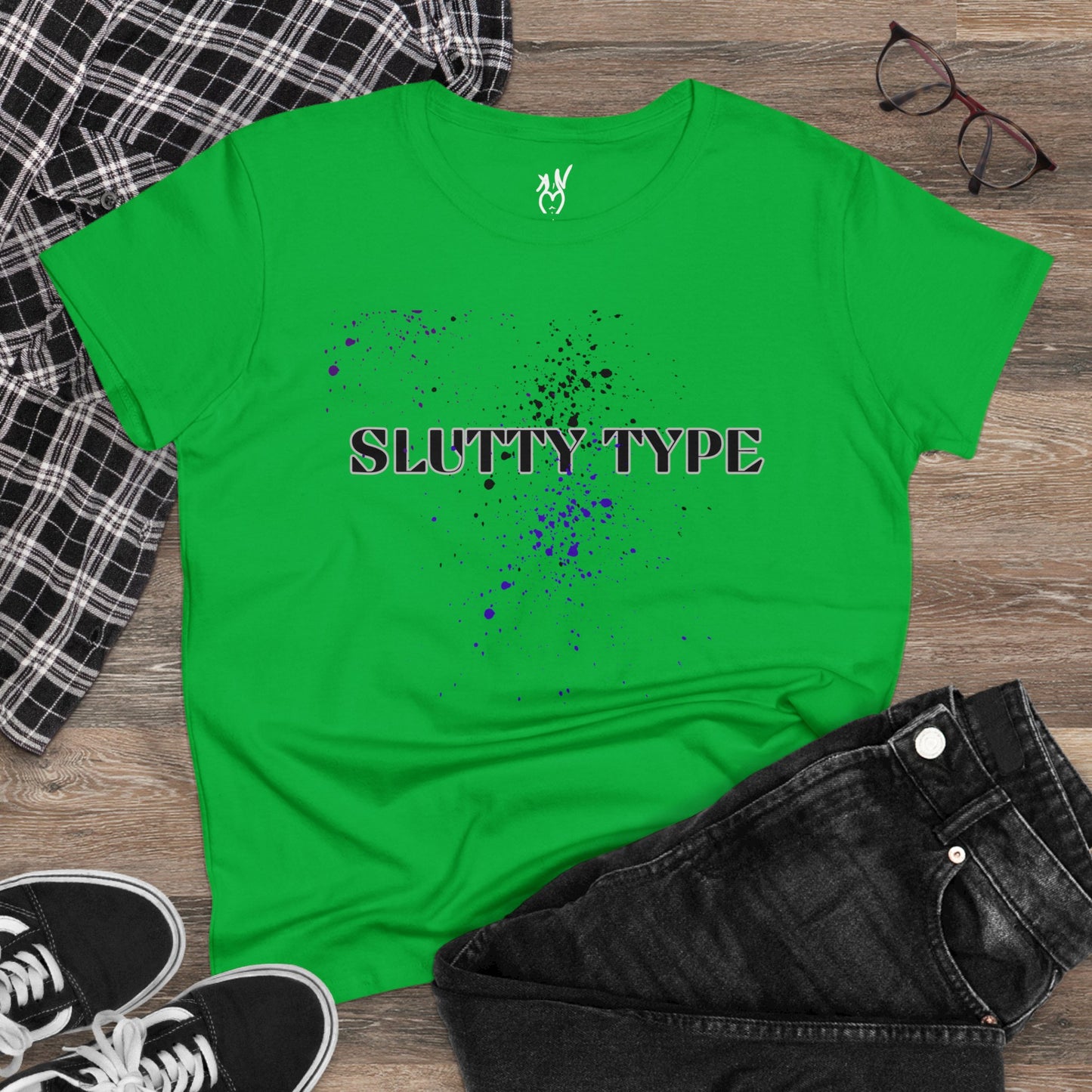 Slutty Type Women's Midweight Cotton Tee