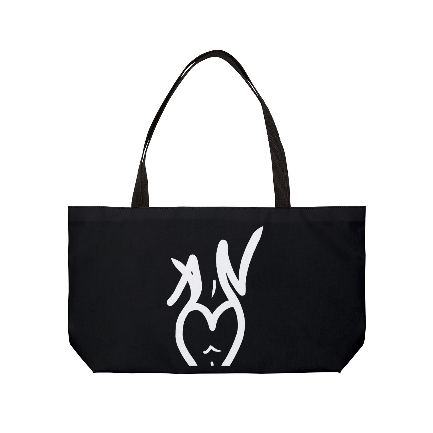 Black Weekender Tote Bag