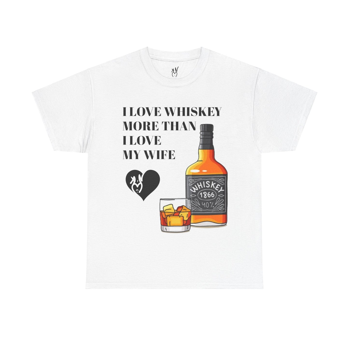 I Love Whiskey Unisex Heavy Cotton Tee