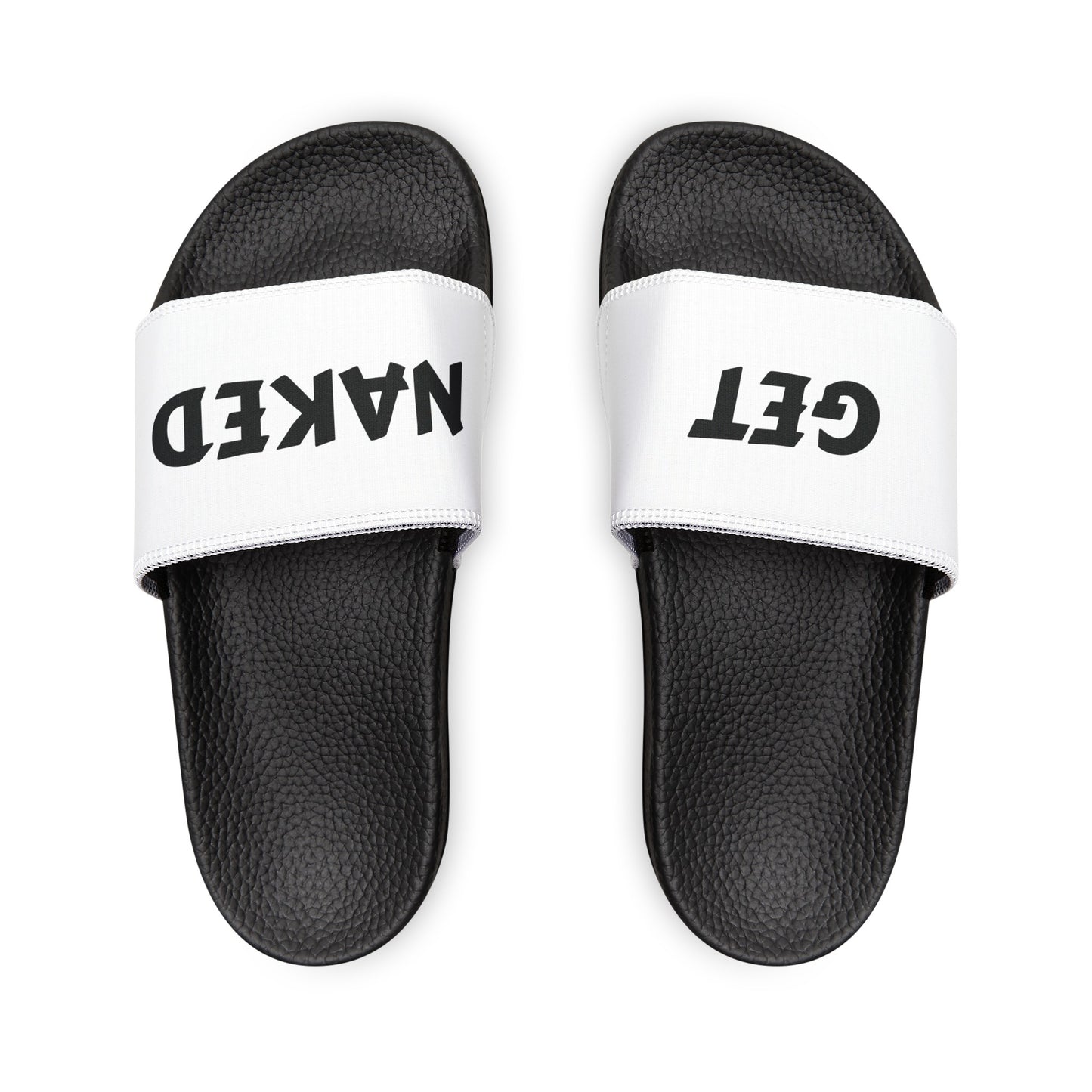 Get Naked Men's PU Slides