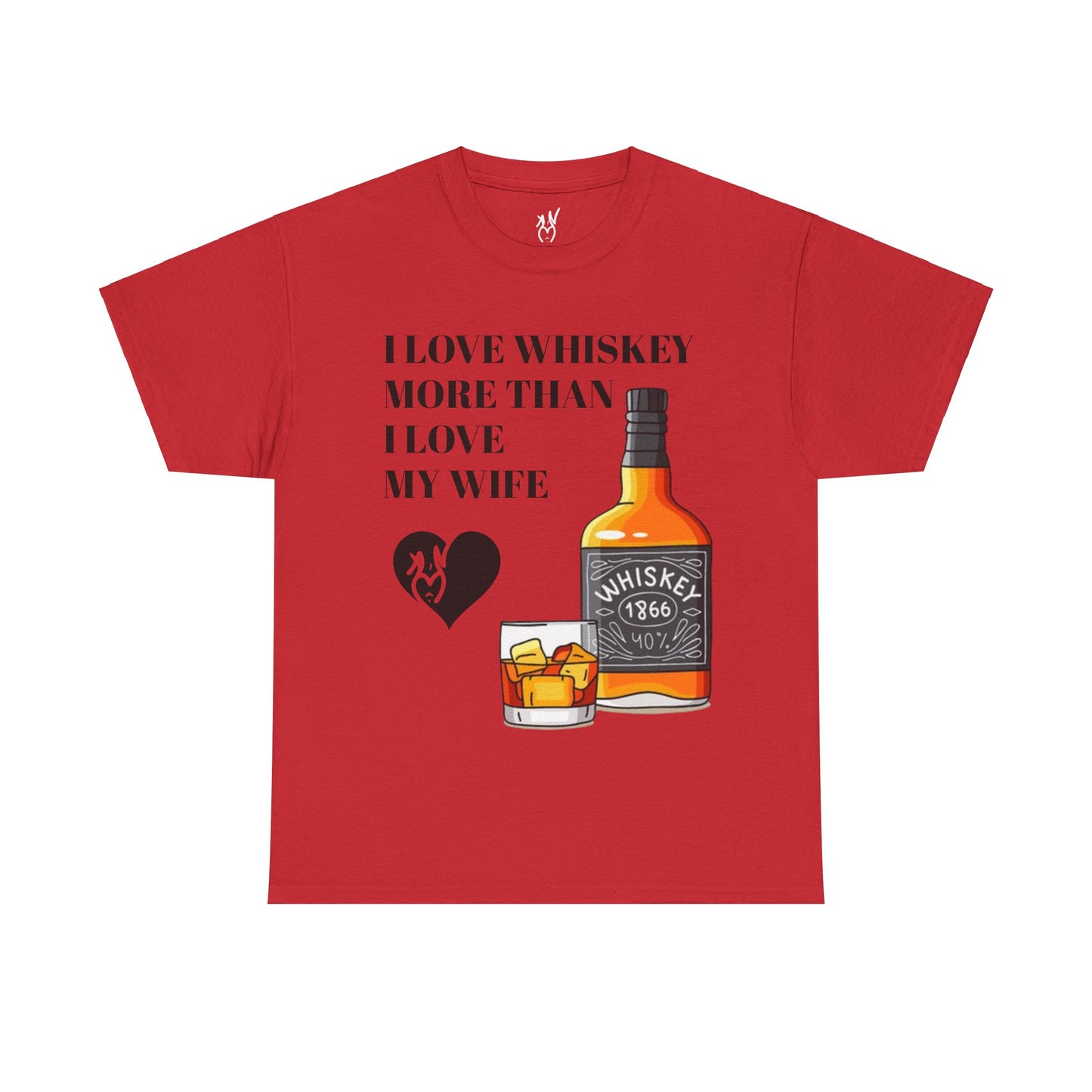 I Love Whiskey Unisex Heavy Cotton Tee