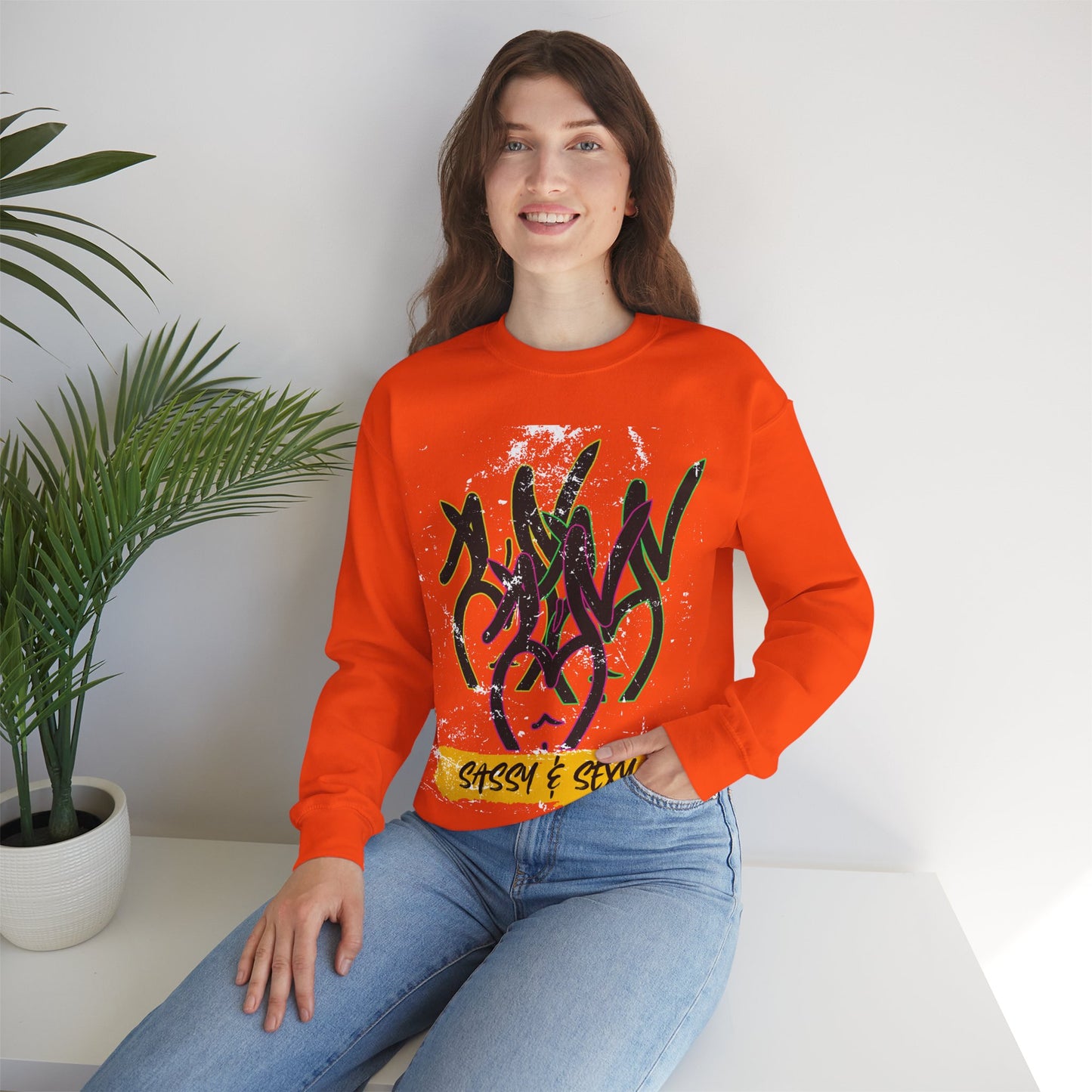 Sassy And Sexy Unisex Heavy Blend™ Crewneck Sweatshirt