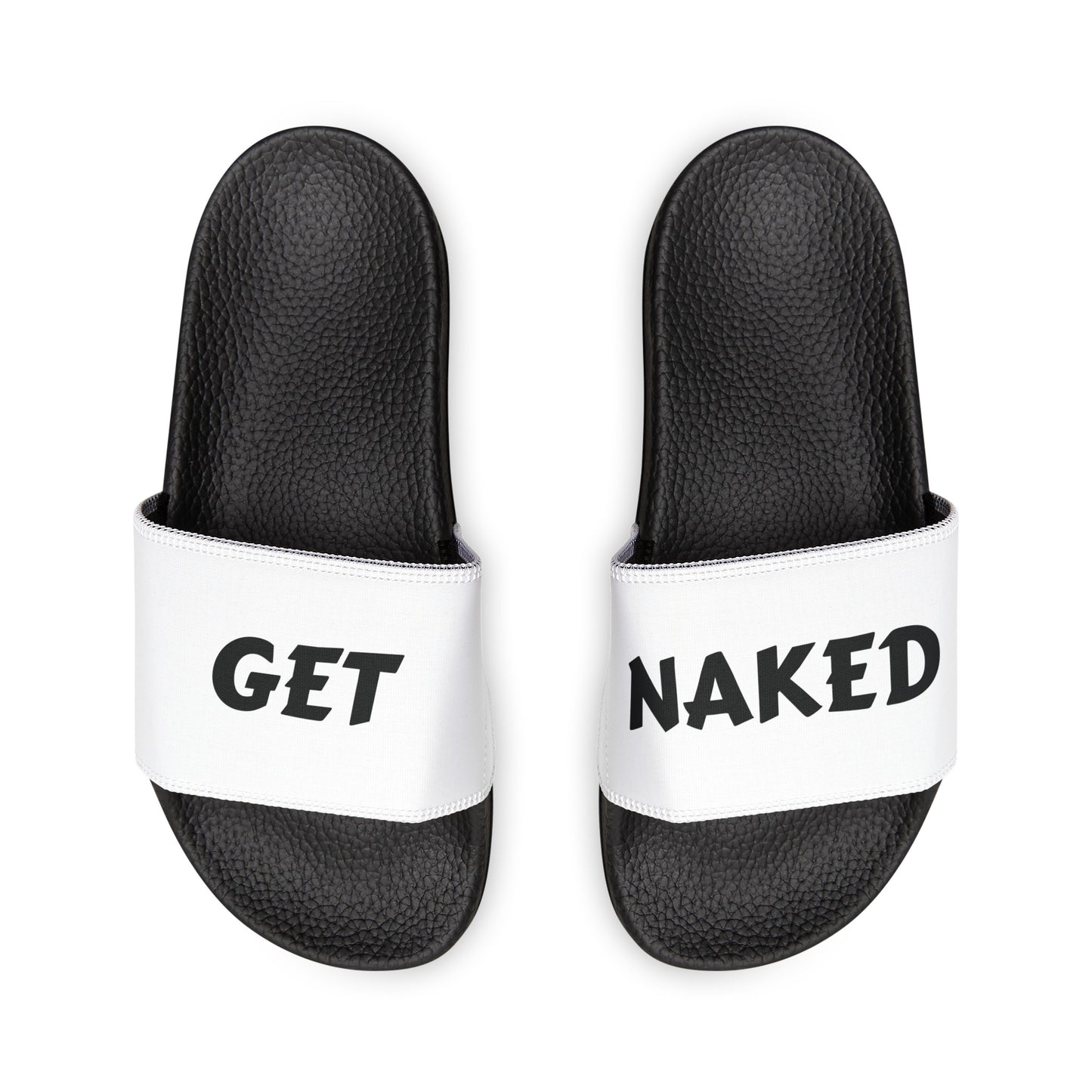 Get Naked Men's PU Slides