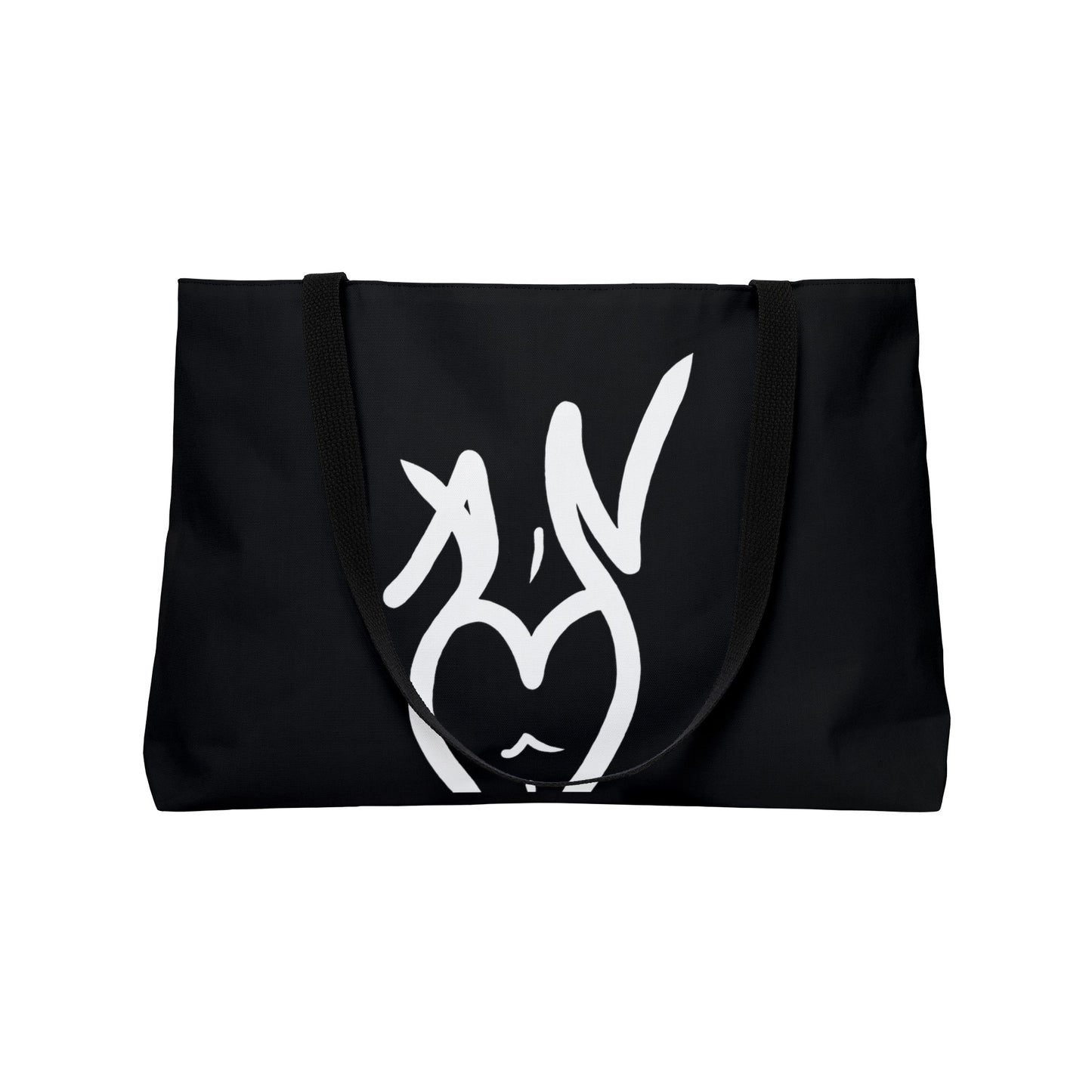 Black Weekender Tote Bag