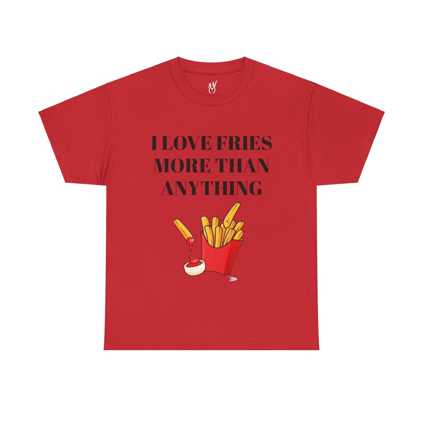 I love Fries Unisex Heavy Cotton Tee