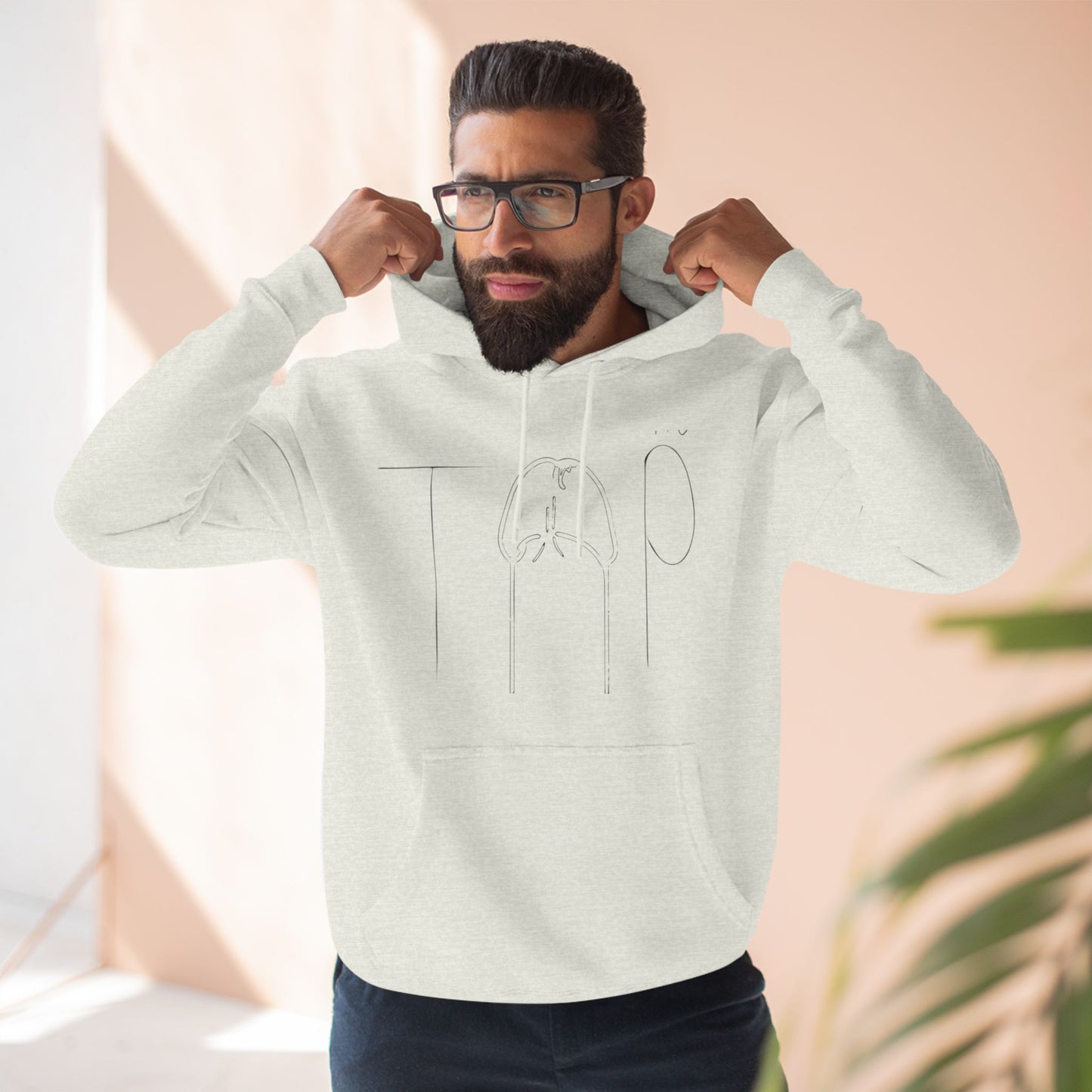 Just The Tip Three-Panel Fleece Hoodie