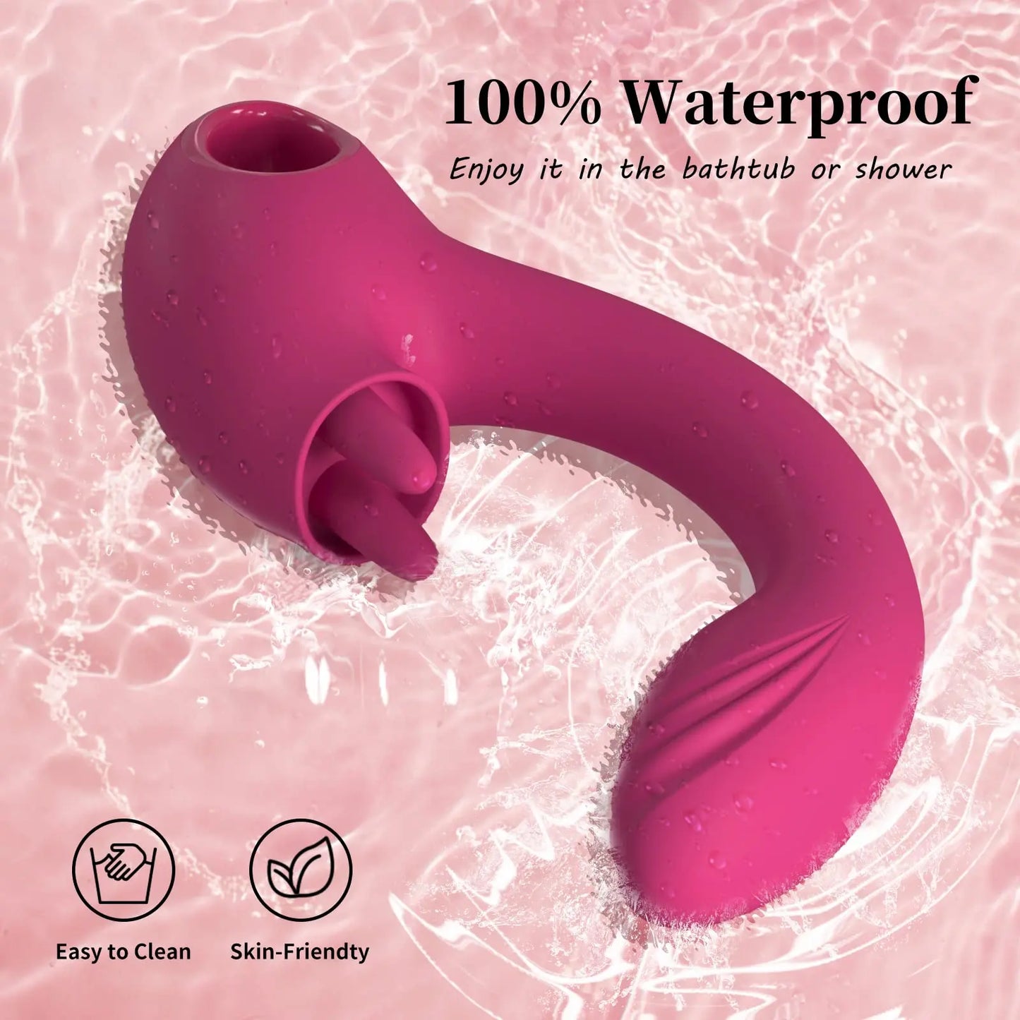 2 in 1 360 Rotation Bendable Dildo