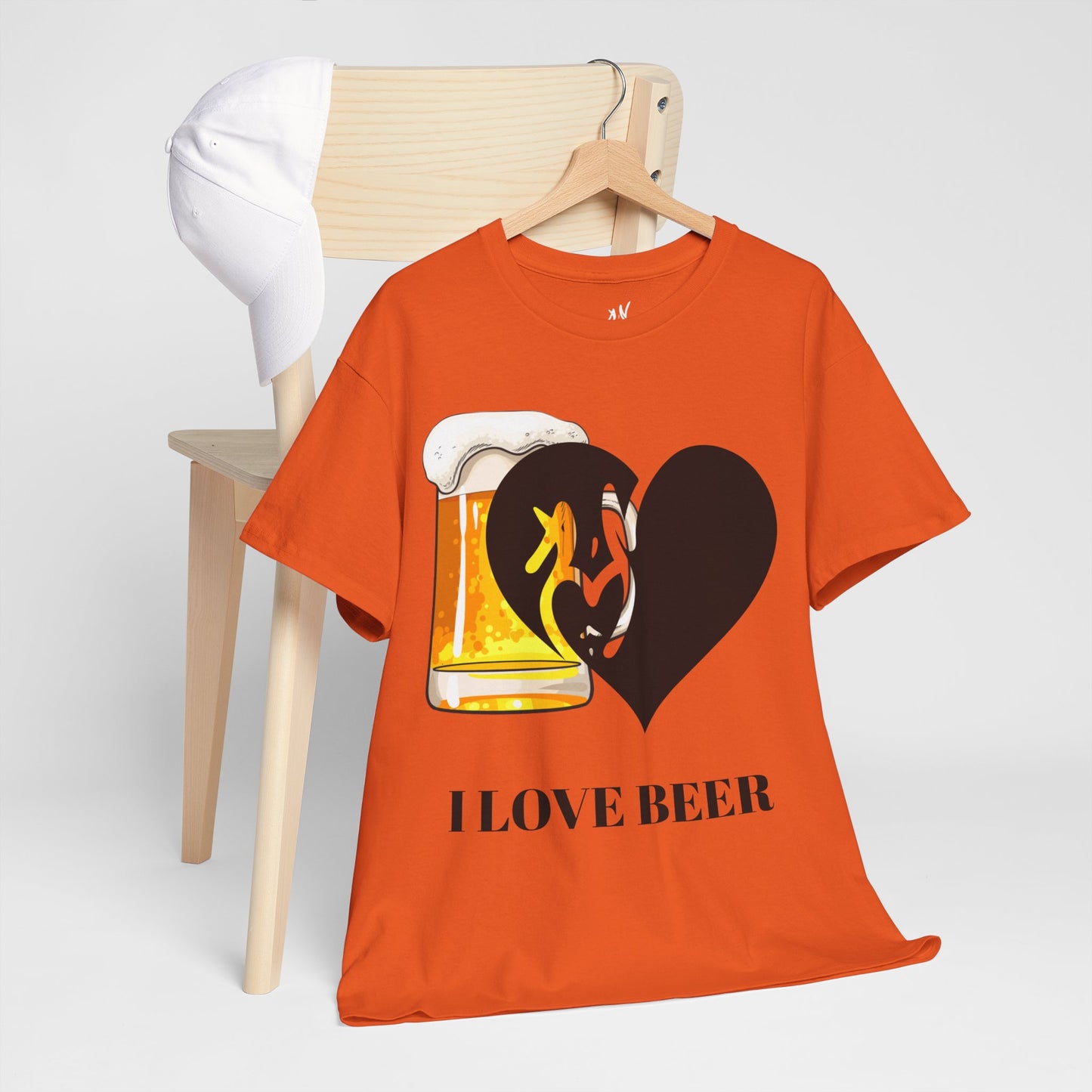 I Love Beer Unisex Heavy Cotton Tee