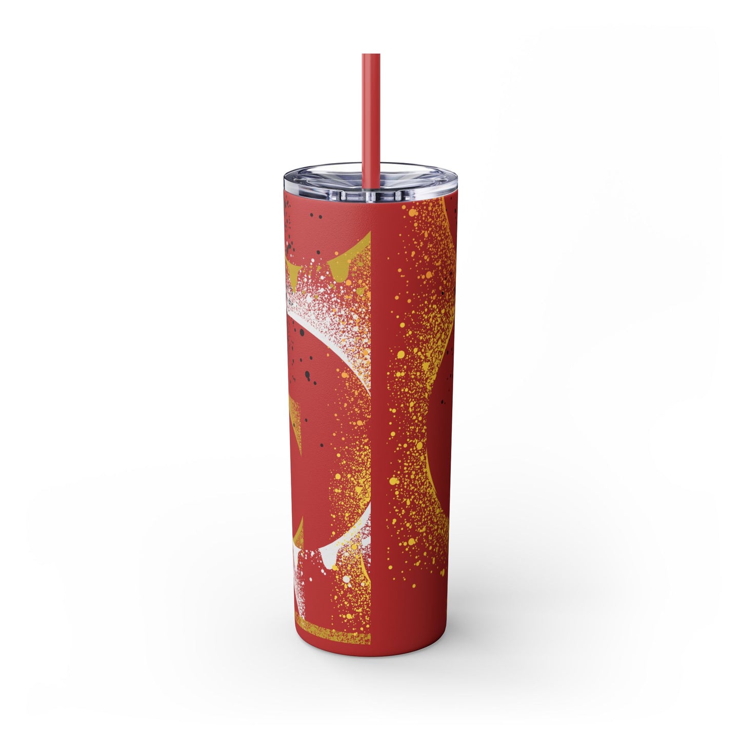 Let's Fuck Skinny Tumbler with Straw, 20oz