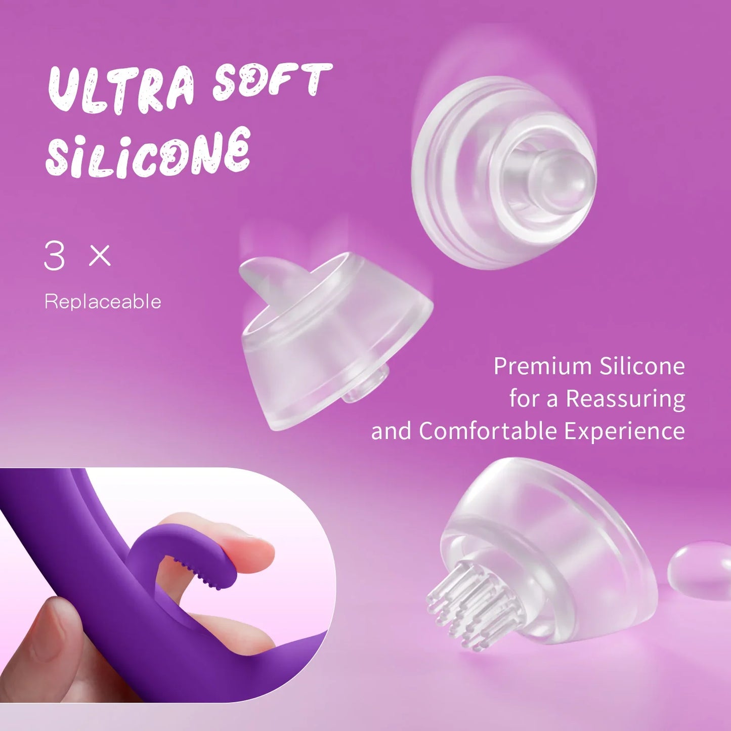 3 Replaceable Dildo Vibrator