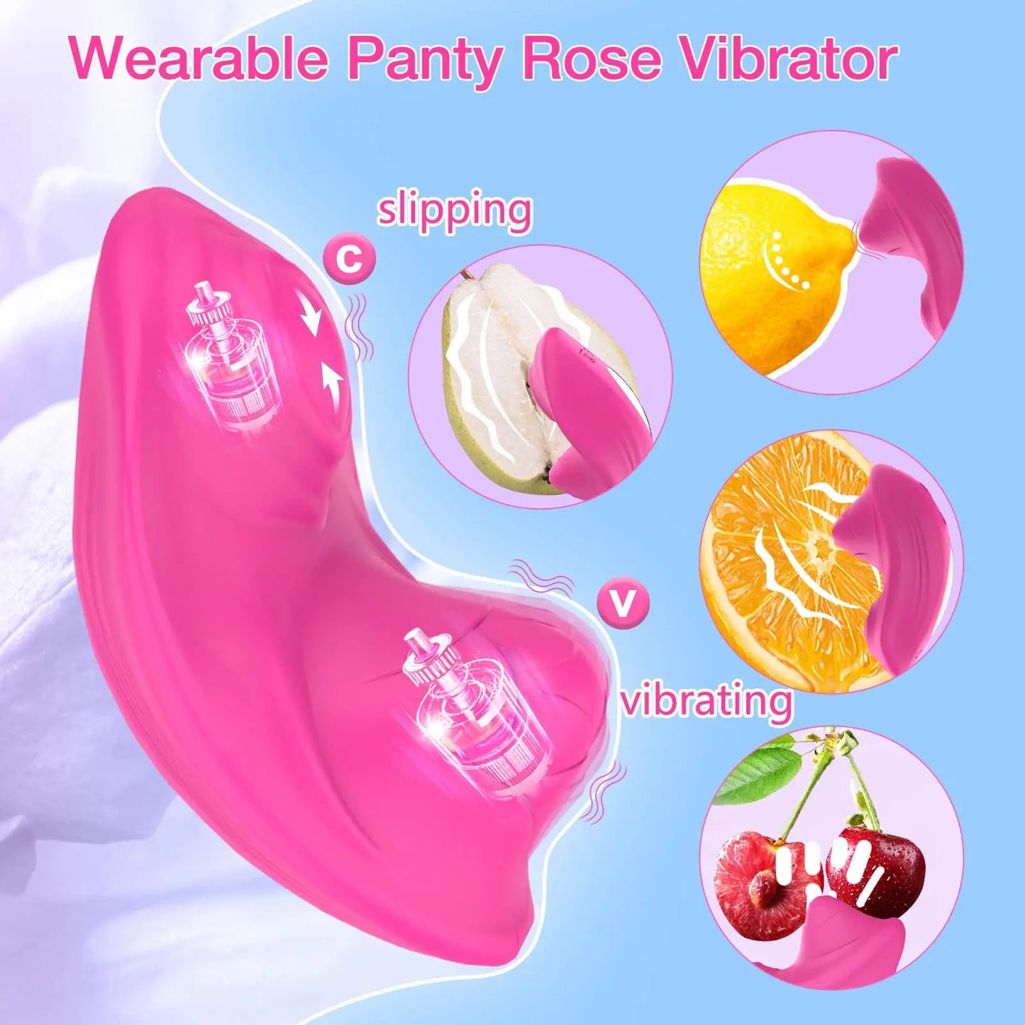 2 in 1 Tongue Licking Vibrator