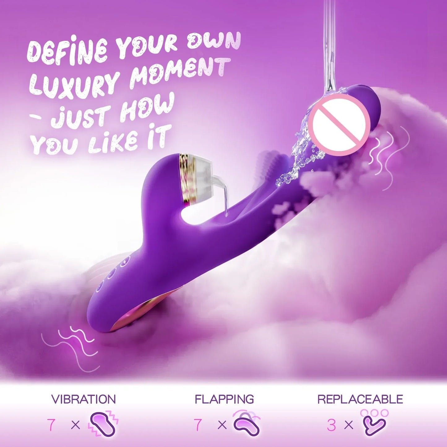 3 Replaceable Dildo Vibrator