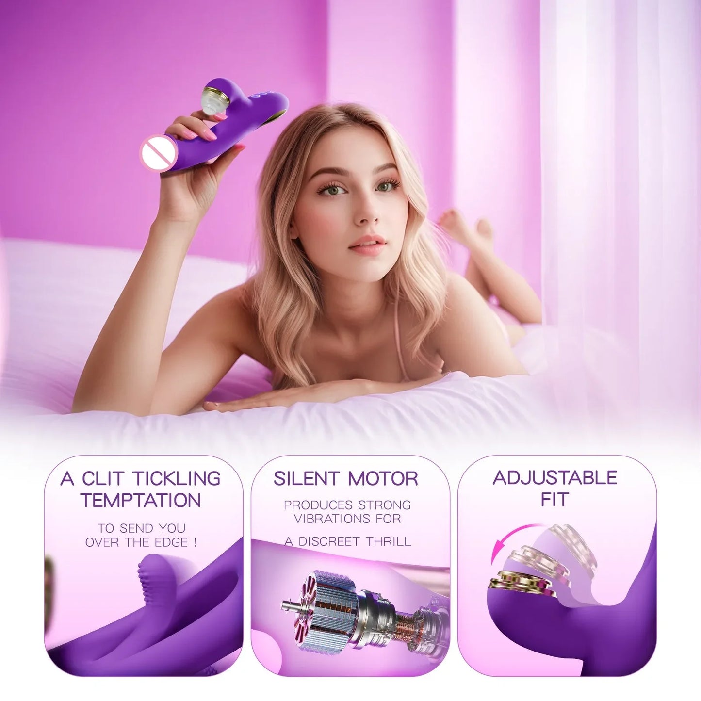 3 Replaceable Dildo Vibrator