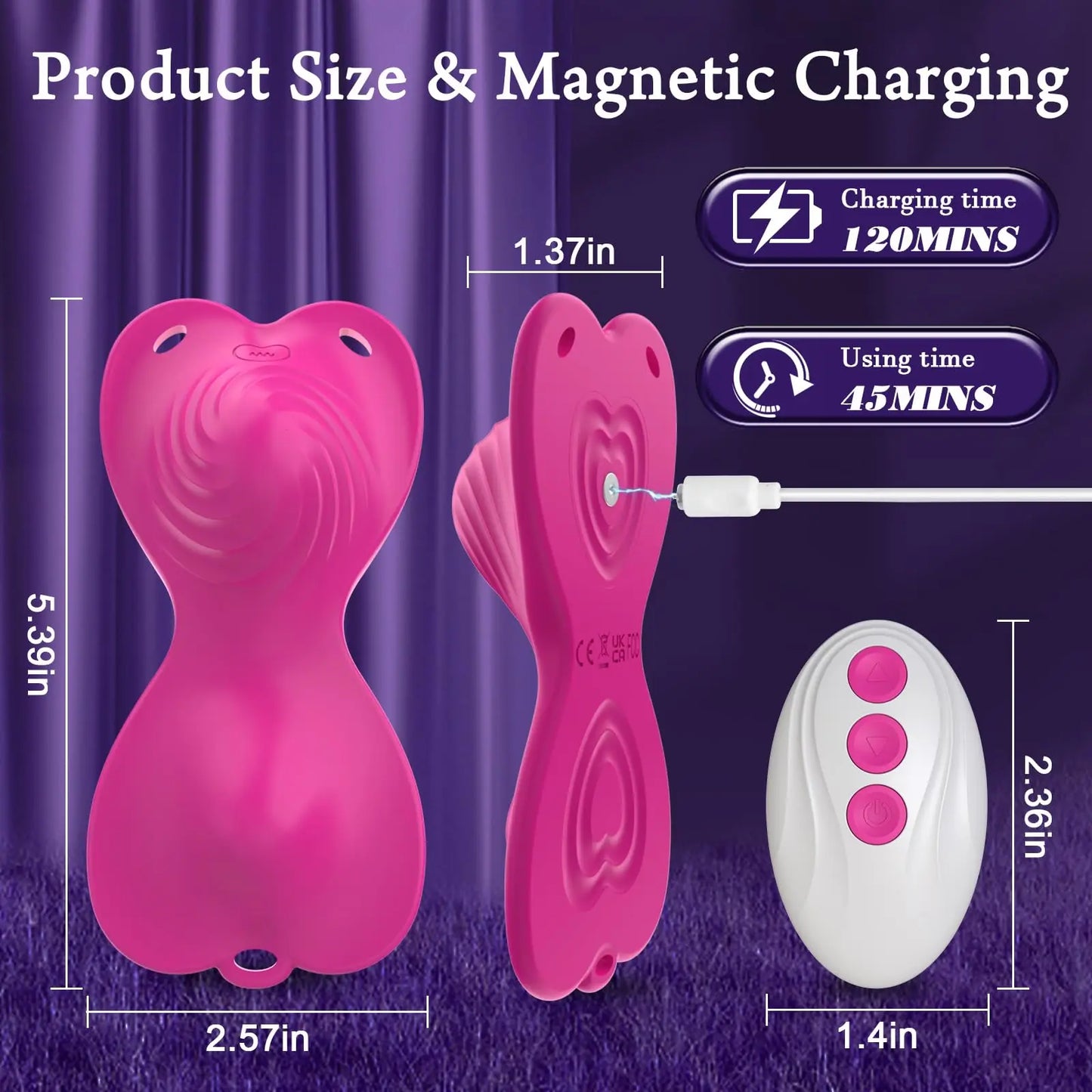 Sit and Ride Dual Motor Clitoris Vibrator