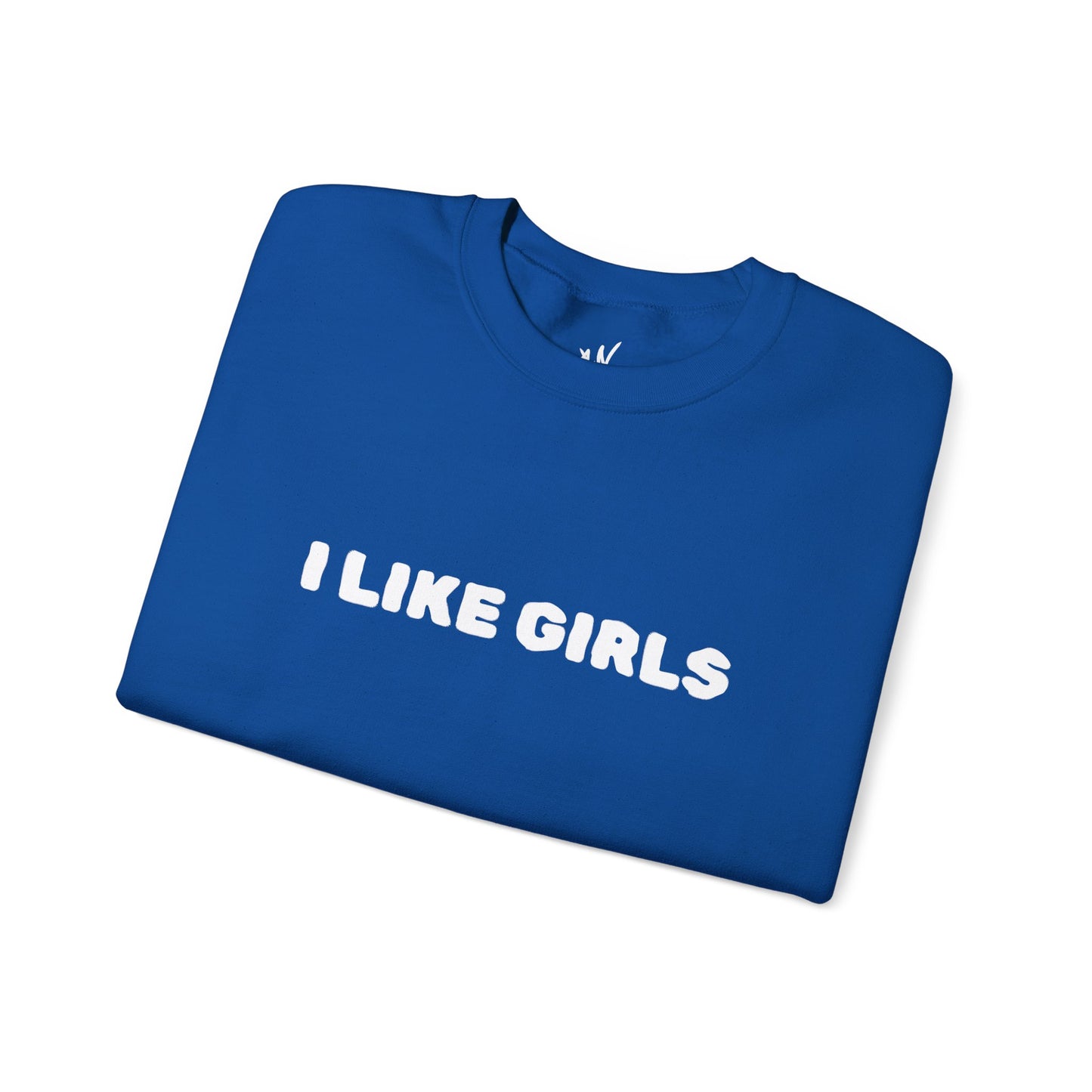 I Like Girls Unisex Heavy Blend™ Crewneck Sweatshirt