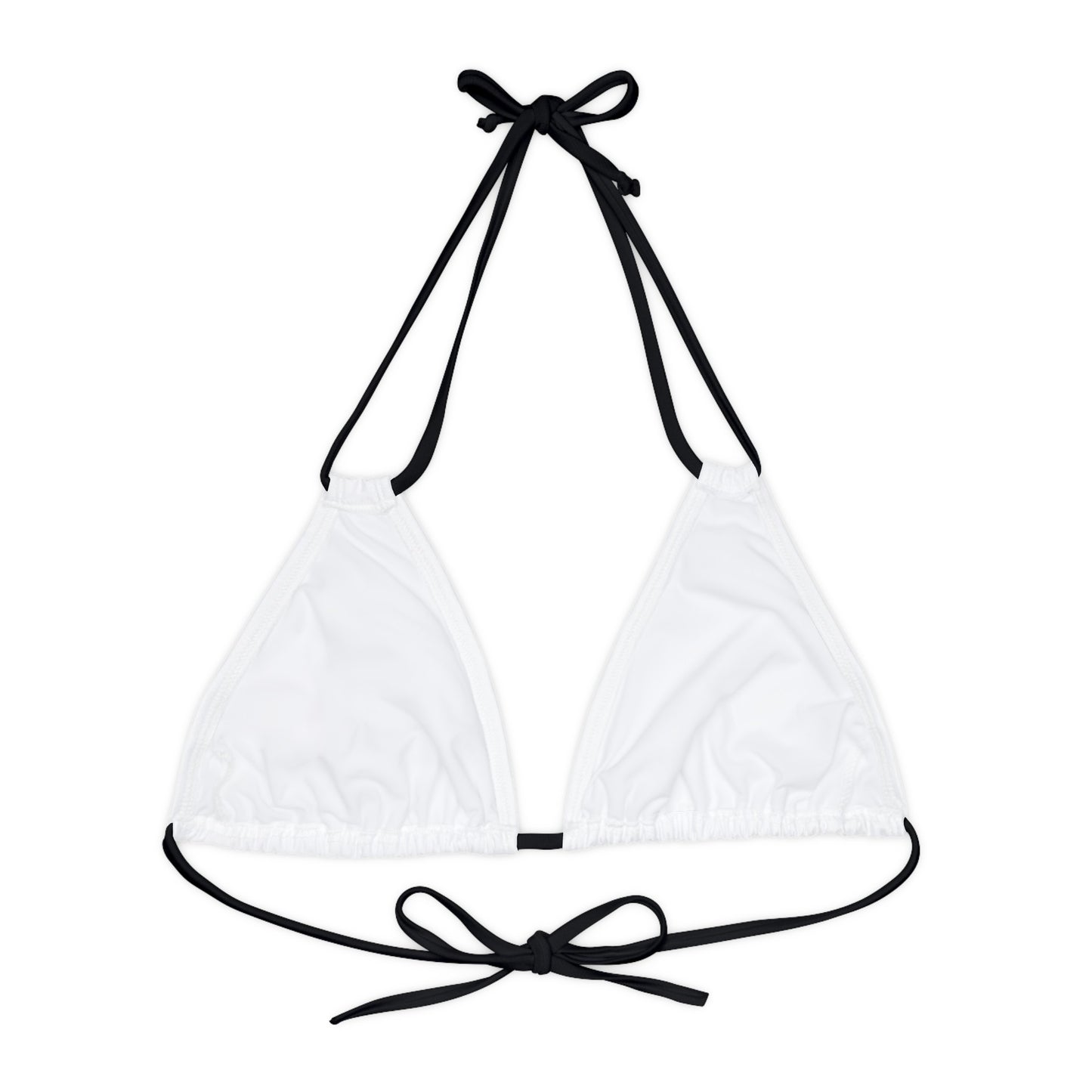 Chain Me Up Bikini Top White